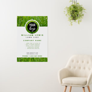 Lawn Care Simple Business Logo Landscaping Foam Board