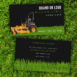 Lawn Care Simple Landscaping Mowing Business Logo Card