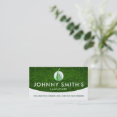 Lawn Care Slogans Business Cards (Standing Front)