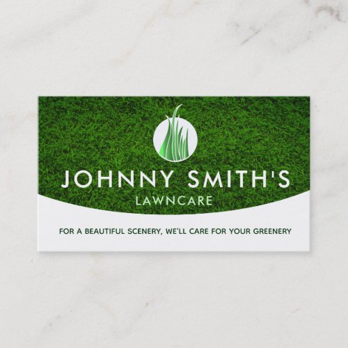 Lawn Care Slogans Business Cards