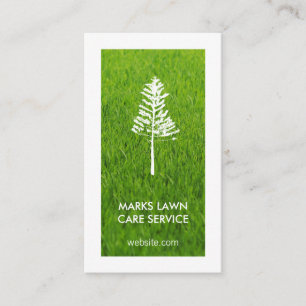 Lawn Care Tree Service Business Card