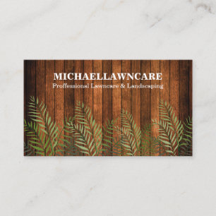Lawn Care Yard professional Landscape Business Card