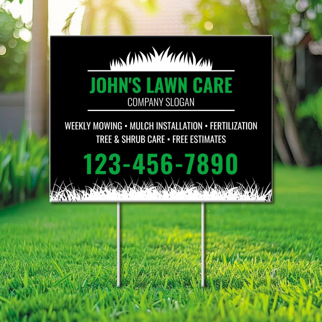 Lawn Care Yard Sign Landscaping Sign (Creator Uploaded)