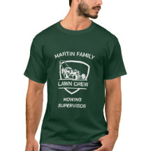 Lawn Crew Matching Family Mowing Supervisor Dad