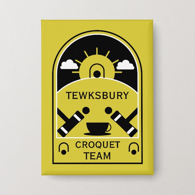 Lawn Croquet Button (Front)