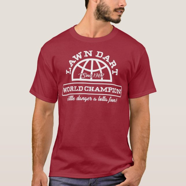 Lawn Dart Player 1962 World Champion Bullseye T-Shirt (Front)
