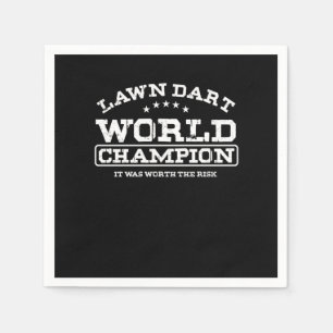 Lawn Dart World Champion Dart Sports Game Gift Napkins