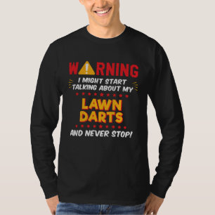 Lawn Darts Joke Graphic T-Shirt