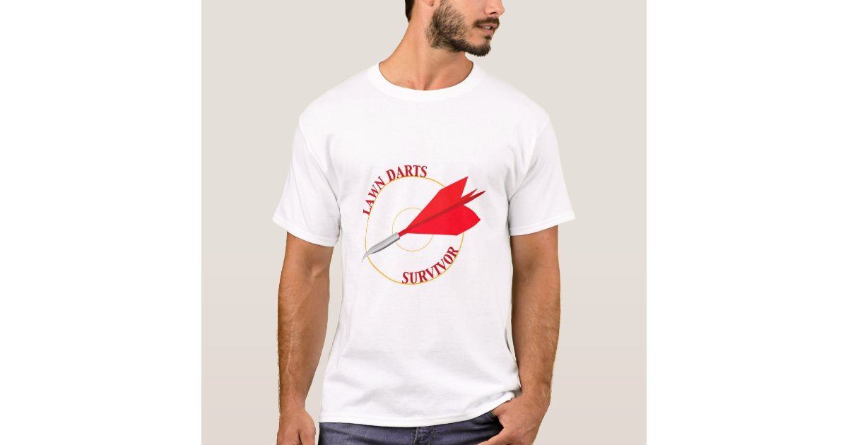 Lawn Darts Survivor T Shirt Zazzle 8316