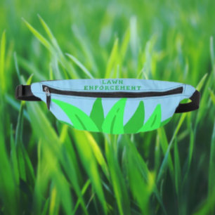 Lawn Enforcement Fanny Pack   Funny Lawn Care Bag