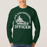 Lawn Enforcement Officer Landscaper Lawnmower Dad