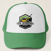 Lawn Care & Landscaping Custom Business Logo Hat, Zazzle