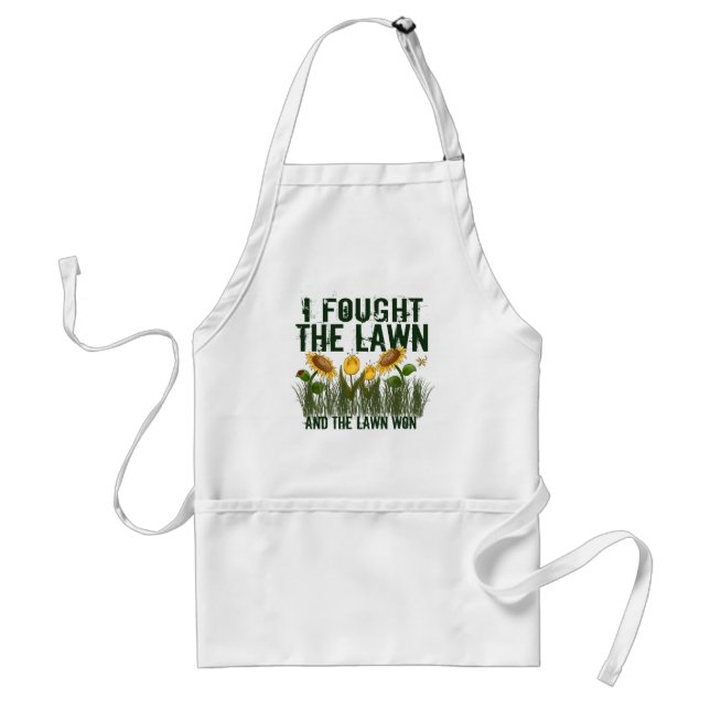 Lawn Fighter Adult Apron (Front)