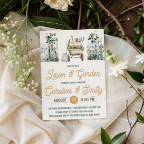 Lawn & Garden Wedding Shower, Bridal Shower Invitation