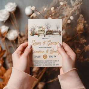 Lawn & Garden Wedding Shower, Bridal Shower Invitation