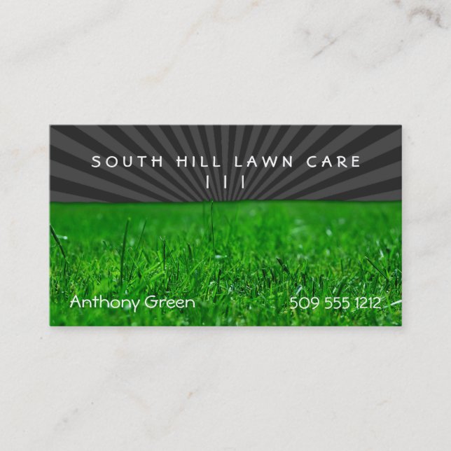 Lawn Grass Business Card (Front)