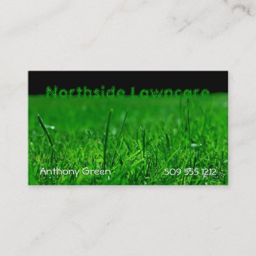 Lawn Grass Business Card