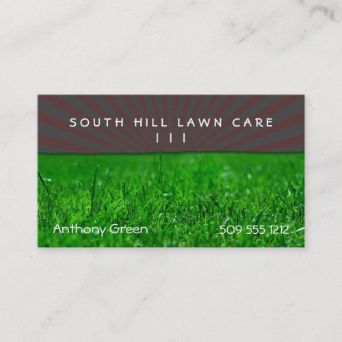 Lawn Grass Business Card Templates