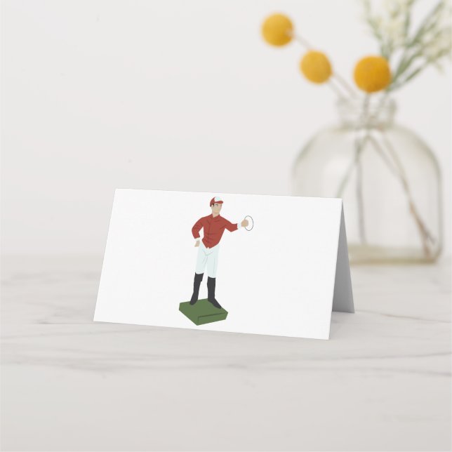 Lawn Jockey Place Card (Front)