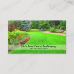 Lawn &amp; Landscaping Business Card at Zazzle
