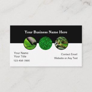 Lawn Landscaping Business Cards New