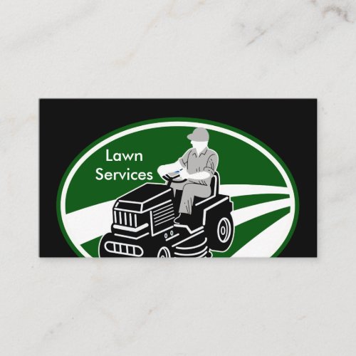 Lawn Landscaping Services Business Card