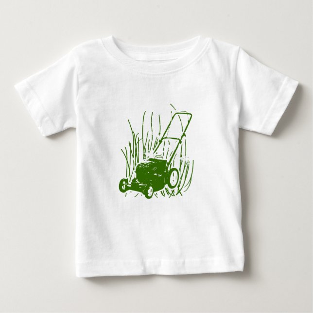 Lawn Mower Baby T-Shirt (Front)