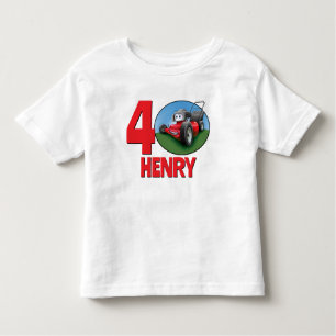 Lawn Mower Birthday Toddler T-shirt