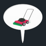 Lawn Mower Cake Topper<br><div class="desc">Landscapers and gardeners can use a good lawnmower.</div>
