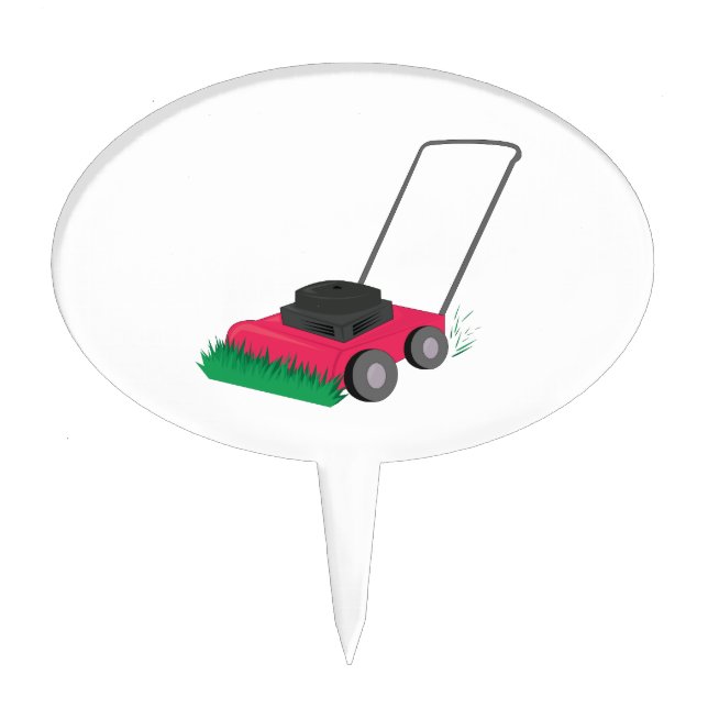 Lawn Mower Cake Topper (Front)