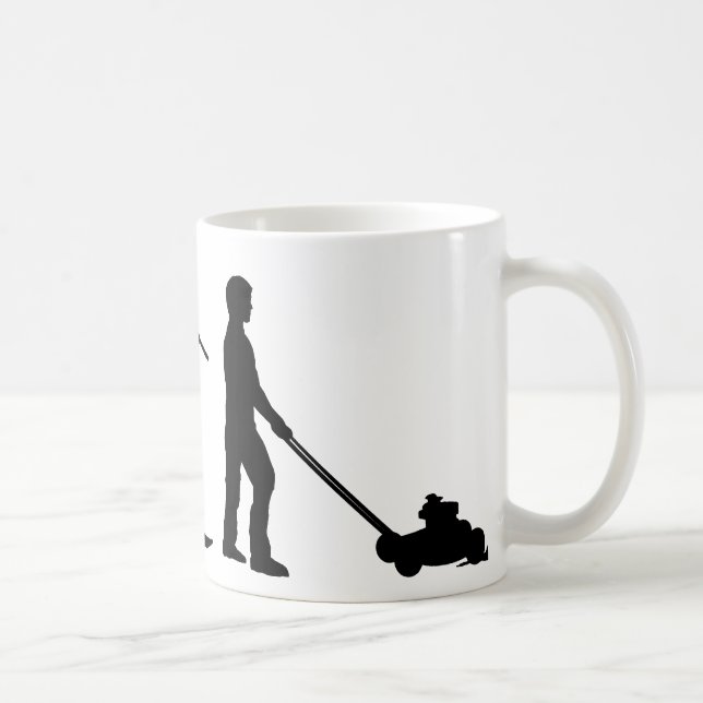 Lawn Mower Coffee Mug (Right)