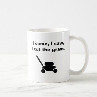 Lawn Mower Coffee Mug