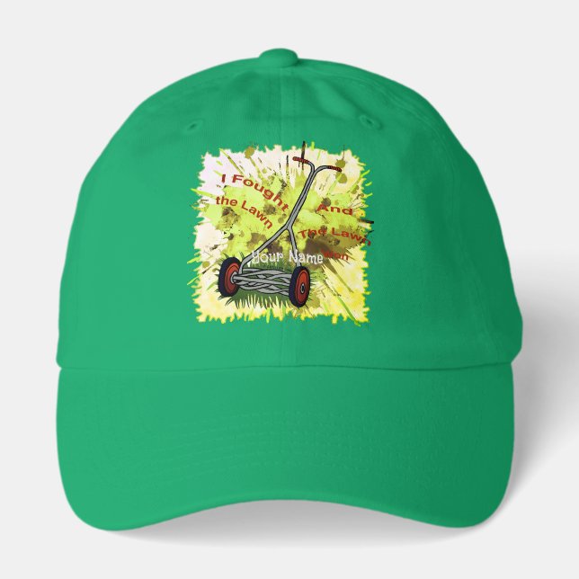 Lawn Mower Dad  hat  (Front)