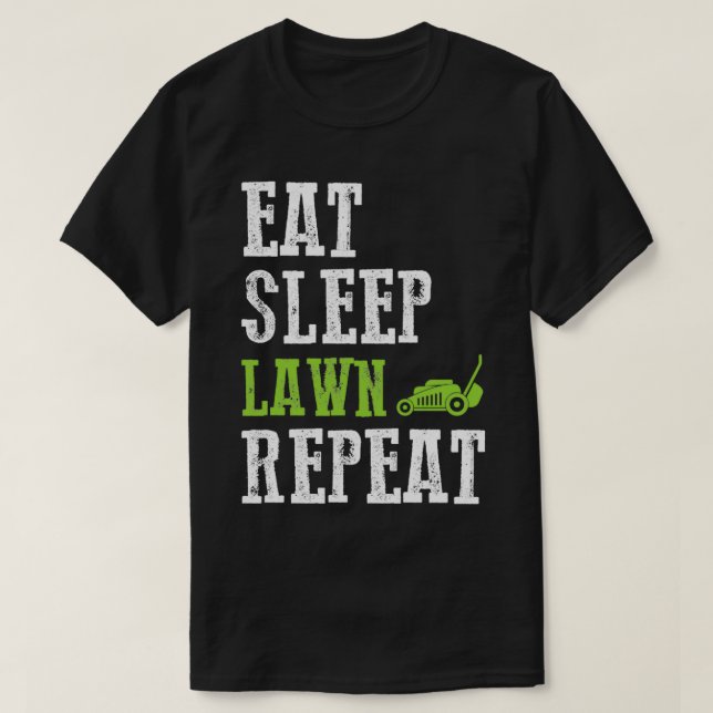 Lawn Mower Garden Gardening Mowing Gift 4 T-Shirt (Design Front)