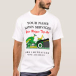 Lawn Mower | Landscaping | Groundskeeping Service T-shirt at Zazzle