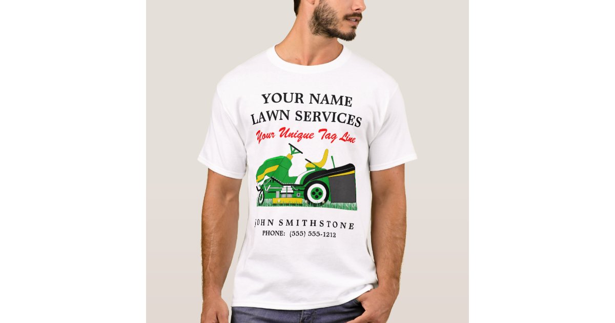 lemmer indenlandske Svække Lawn Mower | Landscaping | Groundskeeping Service T-Shirt | Zazzle