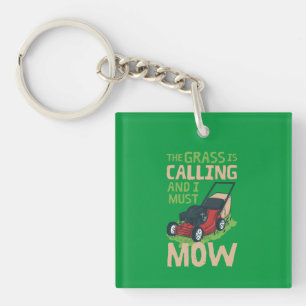 Lawn Mower Lawn Care Keychain