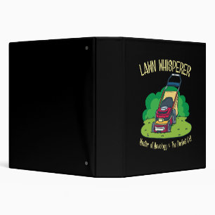 Lawn Mower - Lawn Whisperer 3 Ring Binder