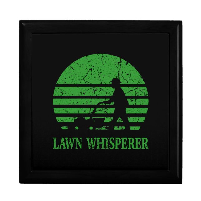 Lawn Mower Lawn Whisperer Gardener Gift Box (Front)