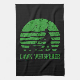 Lawn Mower Lawn Whisperer Gardener Gift Kitchen Towel