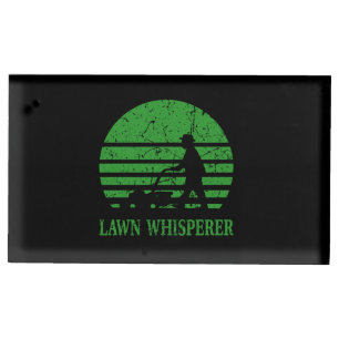 Lawn Mower Lawn Whisperer Gardener Gift Place Card Holder