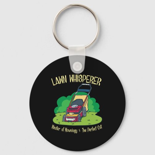 Lawn Mower _ Lawn Whisperer Keychain