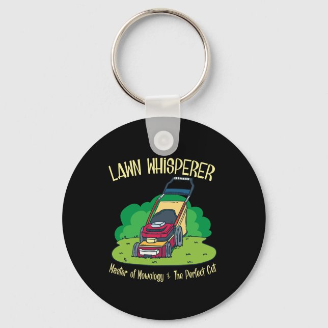 Lawn Mower - Lawn Whisperer Keychain (Front)