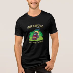 Lawn Mower - Lawn Whisperer Tri-Blend Shirt
