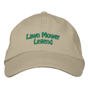 'Lawn Mower Legend'  Humor Gift  Embroidered Baseball Cap