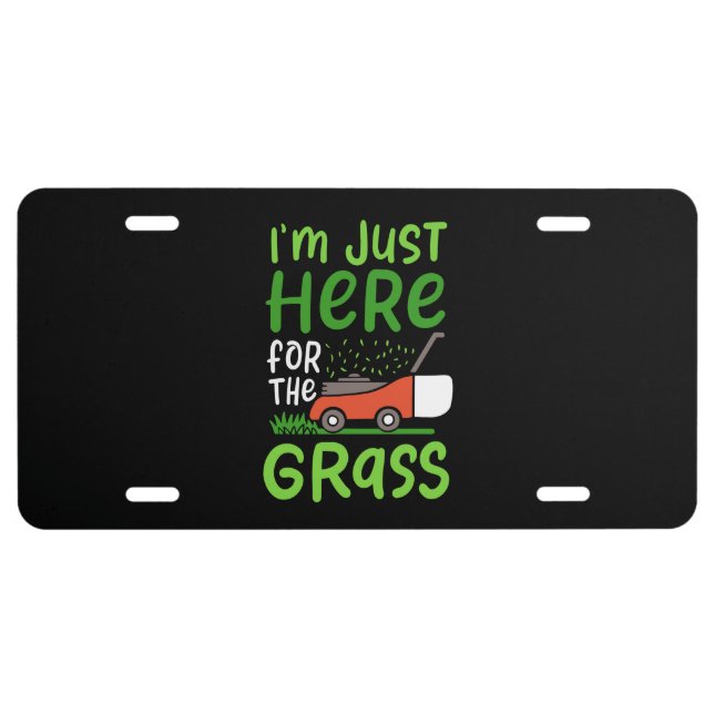 Lawn Mower License Plate (Front)