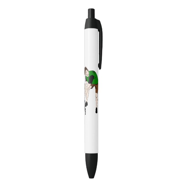 Lawn Mower Man Cartoon  Funny art Pen (Bottom (Vertical))