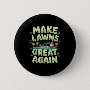 Lawn Mower Novelty For Men Women Kids Landscaper L Button