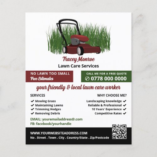 Lawn_Mower on Grass Lawn Care Services Flyer