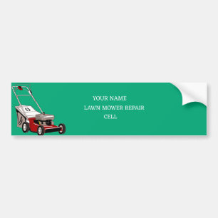 LAWN MOWER REPAIR BUMPER STICKER